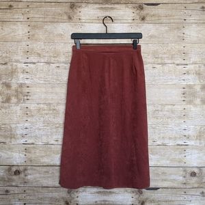 🛒Vintage Suede Midi Skirt